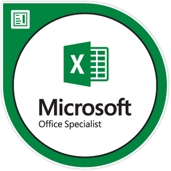 certification badge - MOS_Excel