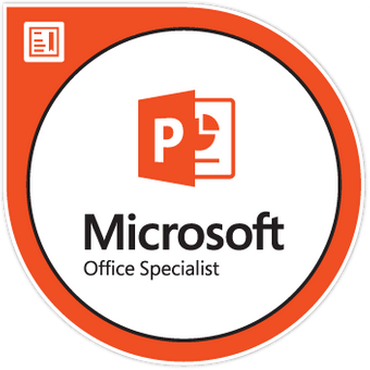 certification badge - MOS_PowerPoint